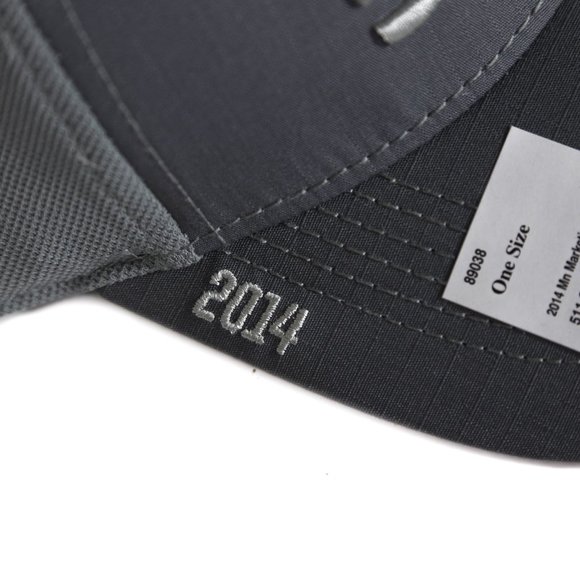 511 Tactical Raised Embroidered Cap Strapback Gray - Picture 3 of 8